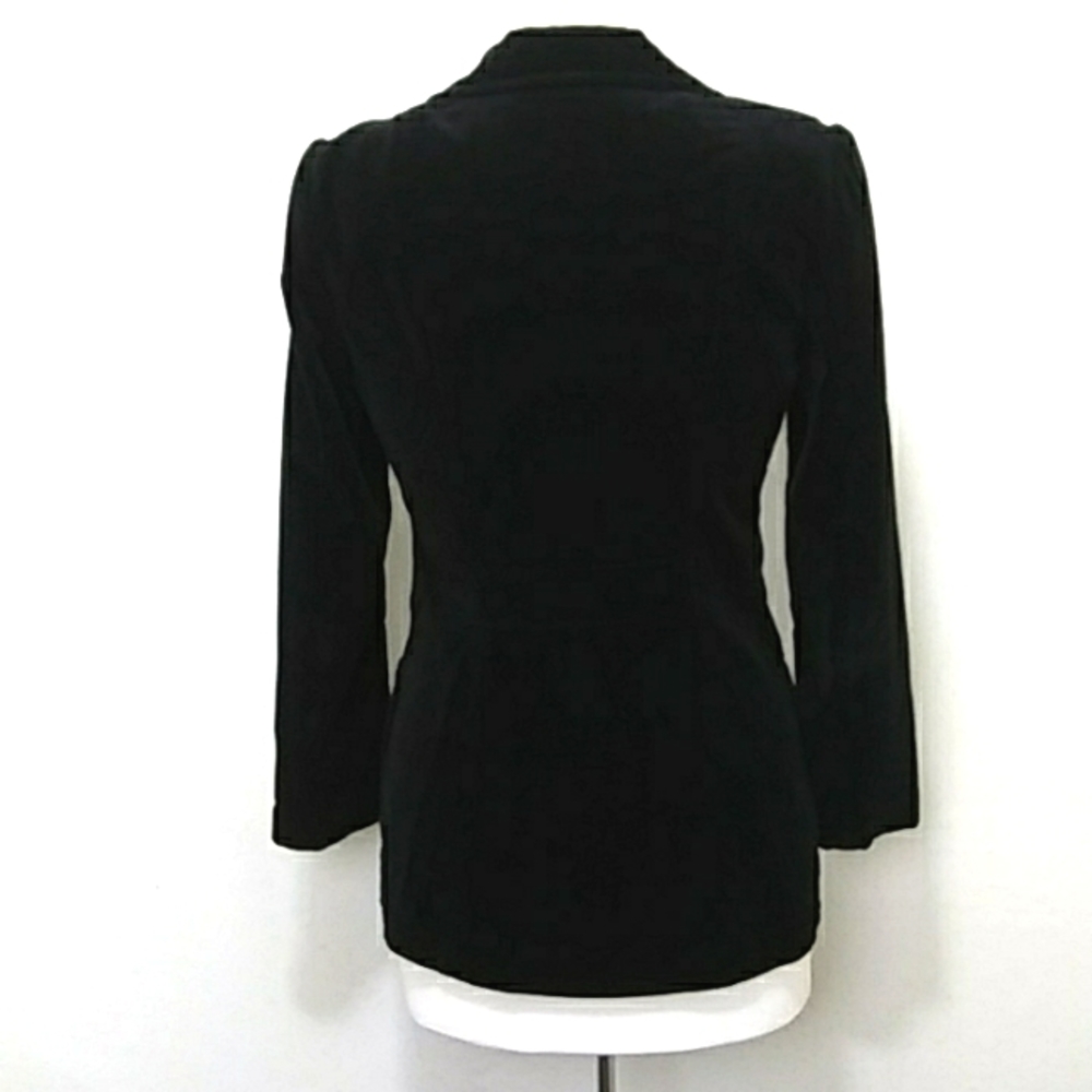 Black Velvet Whip O Will Vintage Size 9/10 Blazer - Picture 7 of 15